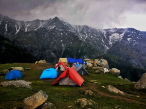Camping on the beautiful hilltops