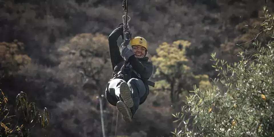 ziplining